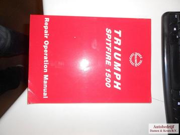 Triumph Spitfire 1500 Repair operation manual beschikbaar voor biedingen