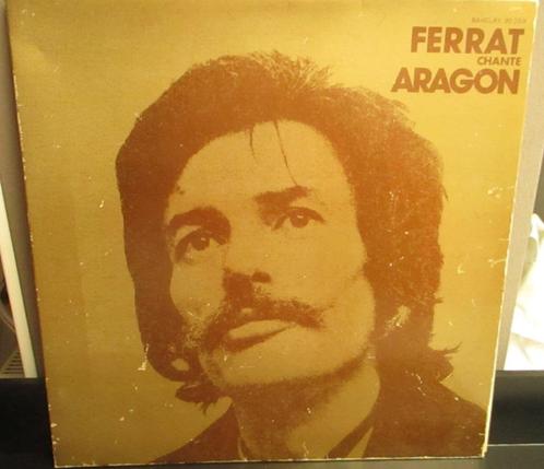 Jean Ferrat – Ferrat Chante Aragon LP Album uit 1978, Cd's en Dvd's, Vinyl | Overige Vinyl, Zo goed als nieuw, Overige formaten
