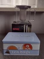 theekan + theedoos, Ophalen of Verzenden, Zo goed als nieuw