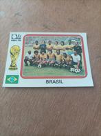 Panini WK München 74 nr 148 team Brazilië, Ophalen of Verzenden, Zo goed als nieuw