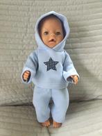 Babyborn: koopje 12: Nieuwe lichtblauwe jogging, Ophalen of Verzenden, Nieuw, Babypop
