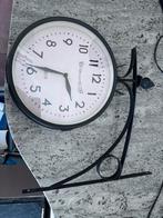 Horloge de face avec un des deux carreaux fêlé à donner, Huis en Inrichting, Woonaccessoires | Klokken, Ophalen, Zo goed als nieuw