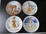 4 Porseleinen borden van d'arceau Limoges, Antiek en Kunst, Antiek | Porselein, Ophalen