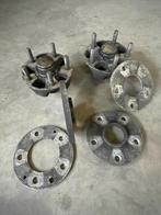 porsche wielnaven met lange bouten en 2 set spoorverbreders, Ophalen, Gebruikt, Porsche