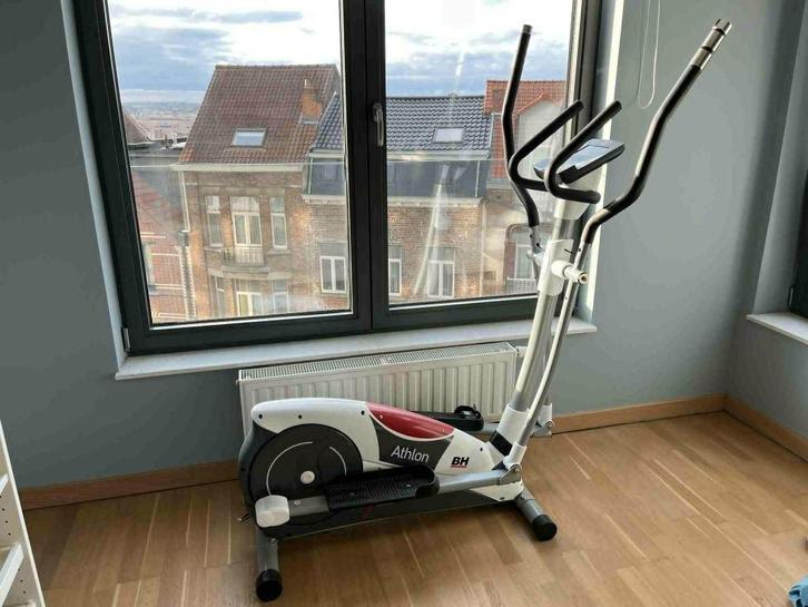 Vélo elliptique BH Athlon, Sport en Fitness, Fitnessapparatuur, Zo goed als nieuw, Crosstrainer, Armen, Benen, Rug, Ophalen
