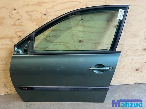 RENAULT MEGANE 2 groen TED97 Links voor deur portier 2001-20, Auto-onderdelen, Carrosserie, Deur, Renault, Voor, Links, Gebruikt