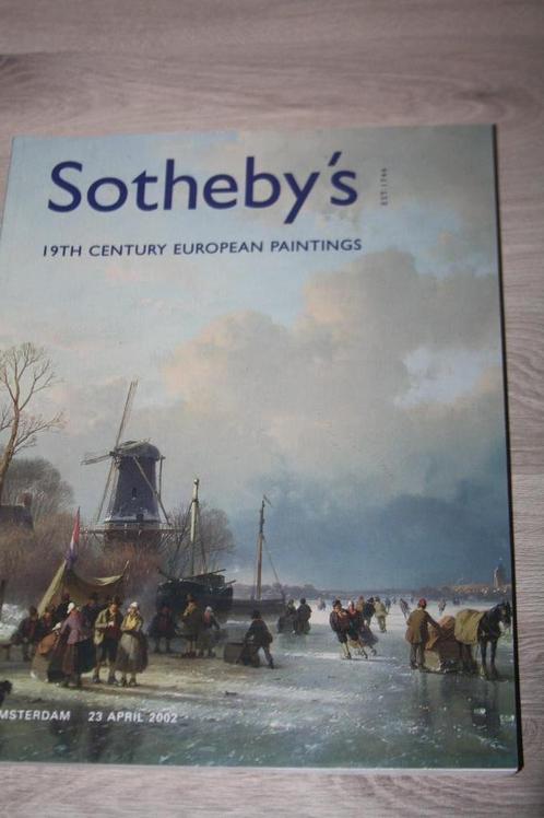 Boek , Sotheby's 19TH century European Paintings , 2002, Livres, Art & Culture | Arts plastiques, Comme neuf, Peinture et dessin