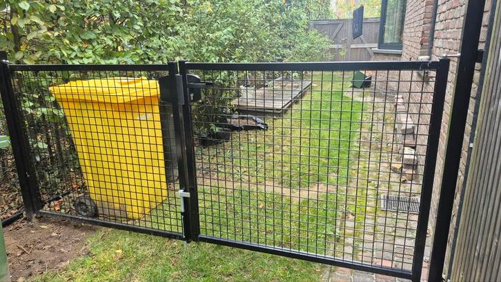 1 Dubbele tuinpoort NIEUW, Tuin en Terras, Tuinhekken en Hekwerk, Nieuw, Ophalen