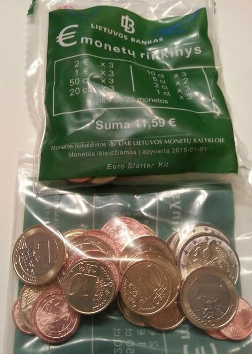 Litouwen 2015 - Starterskit, Timbres & Monnaies, Monnaies | Europe | Monnaies euro, Série, 1 centime, Enlèvement ou Envoi