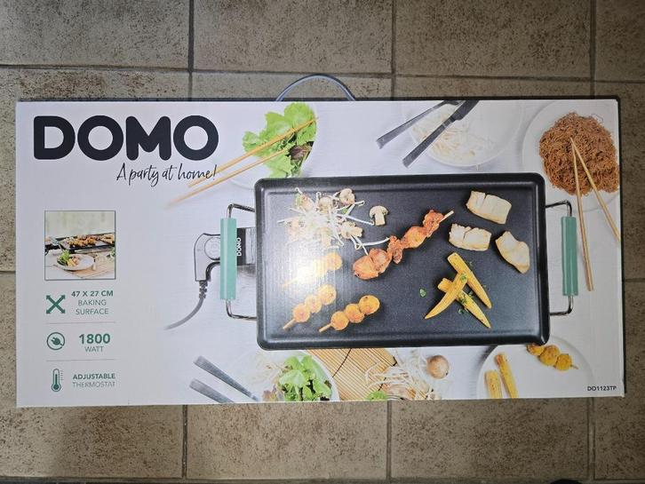 Nieuwe DOMO DO1123TP TEPPANYAKI PLANCHA., Elektronische apparatuur, Grillplaten, Nieuw, Ophalen of Verzenden