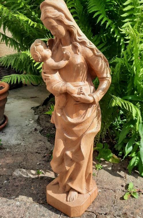 Beeldhouwwerk Maria met kind, Antiek en Kunst, Antiek | Religieuze voorwerpen, Ophalen