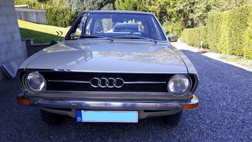 Audi 80 L 1973, Auto's, Audi, Particulier, Benzine, Berline, 5 deurs, Handgeschakeld, Beige, Zwart, Stof, Voorwielaandrijving