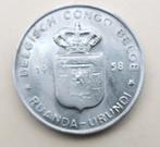 1958 1 franc Congo Belge Ruanda Urundi, Envoi, Métal, Monnaie en vrac