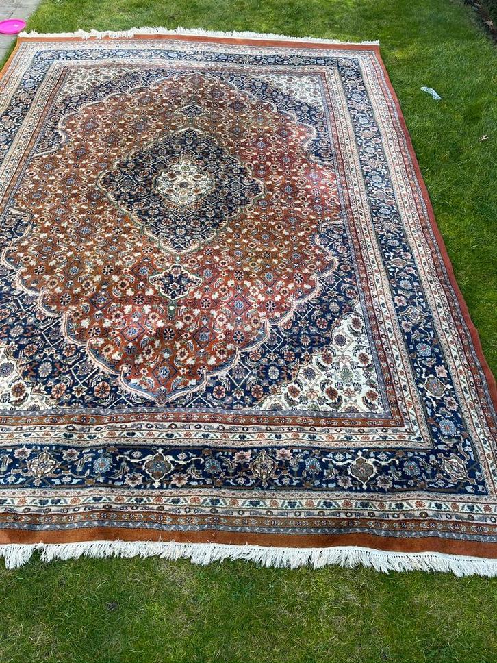 Authentiek handgeknoopt Oosters tapijt, Maison & Meubles, Ameublement | Tapis & Moquettes, Comme neuf, Enlèvement