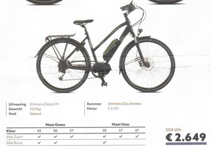 Oxford elektrische fiets - type CAMDEN, Fietsen en Brommers, Elektrische fietsen, Zo goed als nieuw, Overige merken, 47 tot 51 cm