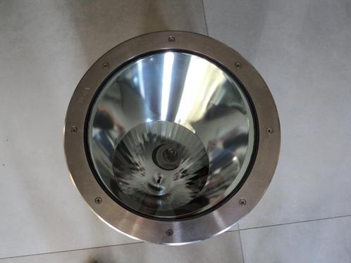 bodem spots bega groot !! 41 cm doorsnede set van 2 nieuw, Tuin en Terras, Buitenverlichting, Nieuw, Spots, Inox, Netvoeding, Ophalen
