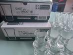 Shotglazen 34 stuks 3,4 tot 5cl en 11 van 2 cl, Ophalen of Verzenden