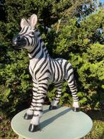 Statue de zèbre, jardin, piscine, étang, salon 70cm, Enlèvement, Neuf, Synthétique, Animal