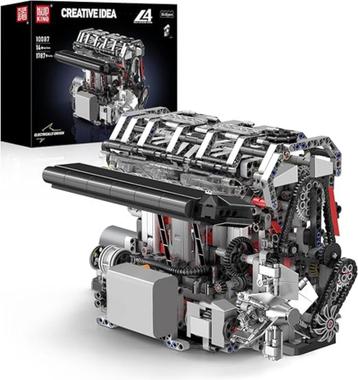 Mould King | Vier Cilinder motorbouwset | Nieuw beschikbaar voor biedingen