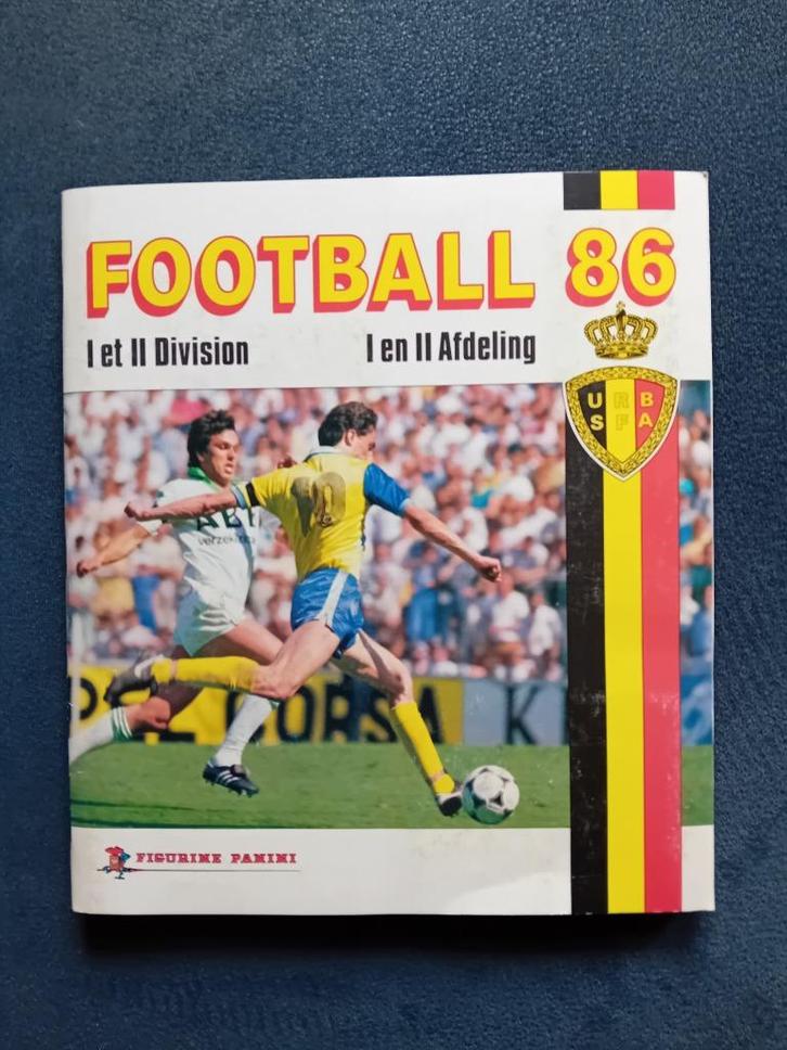 panini stickerboek Football 86, Hobby en Vrije tijd, Stickers en Plaatjes, Zo goed als nieuw, Plaatje, Ophalen of Verzenden