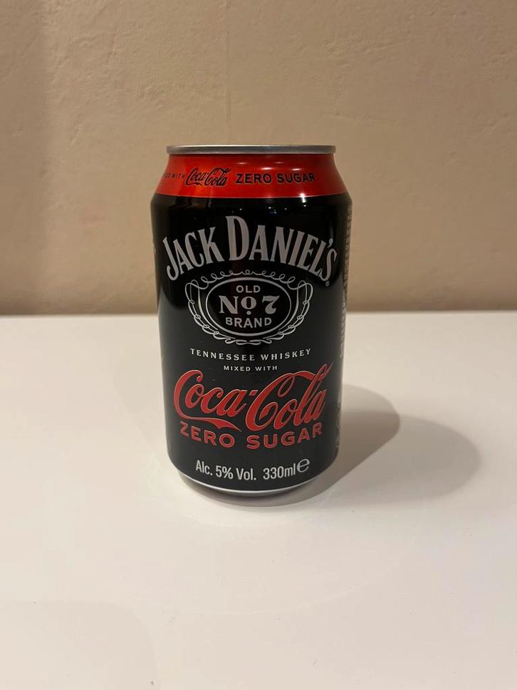 Jack daniels coca cola zero can, Verzamelen, Blikken, Zo goed als nieuw, Overige, Overige merken, Ophalen