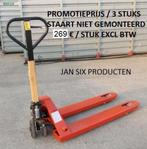 Transpallet 2500 kg vorklengte 115 cm breedte 54 cm rubberbe, Ophalen