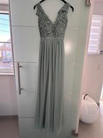 Robe cérémonie + foulard, Kleding | Dames, Jurken, Ophalen, Zo goed als nieuw
