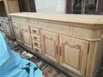 Dressoir bahut en chêne qualité ébéniste pour shabby, Maison & Meubles, Avec tiroir(s), 200 cm ou plus, Enlèvement, Utilisé