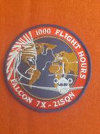 patch 1000 heures de vol FALCON7X 21 SQN, Collections, Aviation, Écusson, Insigne ou Logo, Enlèvement ou Envoi, Neuf