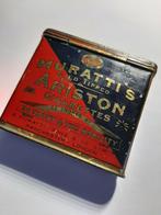 Oude doos MERATTI'S ARISTON gouden sigaretten, Ophalen of Verzenden, Zo goed als nieuw
