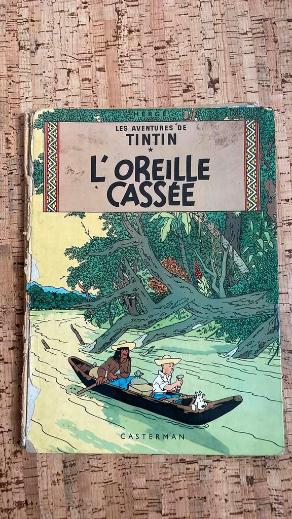 Tintin - L’oreille cassée - B39 1971, Livres, BD, Enlèvement ou Envoi