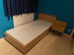 Volledige slaapkamer – 1-persoonsbed + 2 nachtkastjes + kled, Huis en Inrichting, Ophalen, 150 tot 200 cm, Zo goed als nieuw, 150 tot 200 cm