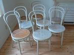 Thonetstoelen, Huis en Inrichting, Ophalen, Riet of Rotan, Gebruikt, Wit