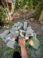 Blocs en pierre bleue ancienne (lot complet, arcs + pavés), Jardin & Terrasse, Pavé & Dalles, Enlèvement, Comme neuf