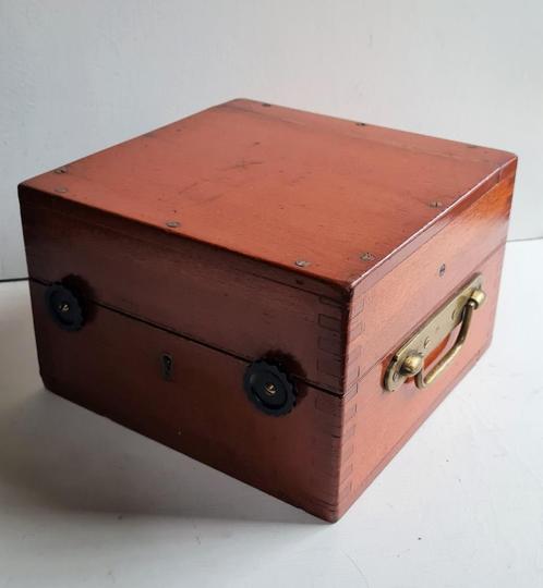 RARE HUGHES & SON seaplane R.A.F. sextant in original box, Antiek en Kunst, Antiek | Gereedschap en Instrumenten, Ophalen of Verzenden
