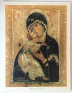 Grote reproductie van Moeder Gods van Vladimir 44x34, Ophalen of Verzenden