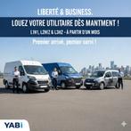 LOCATION UTILITAIRES  (L1H1, L2H2, L3H2) – MIN. 1 MOIS, Services & Professionnels, Location | Auto & Moto, Véhicule de déménagement ou Véhicule utilitaire