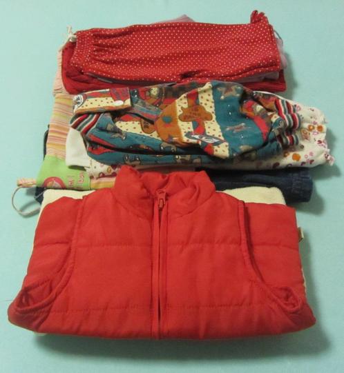 Bundel meisjeskledij-Maten 62/74-13 Stuks-Waaronder Merkkled, Kinderen en Baby's, Babykleding | Maat 62, Gebruikt, Meisje, Setje