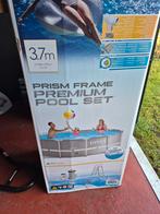 Zwembad Intex met pomp filter trap en afdekzeil, Ophalen, Gebruikt, Rond, Opzetzwembad