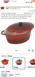 Crealys, gietijzeren braadpan alle types vuren 6,5 L, Ophalen of Verzenden, Zo goed als nieuw