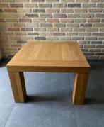 Massief eiken salontafel 70 x 70 cm, Huis en Inrichting, Tafels | Salontafels, Ophalen, Zo goed als nieuw