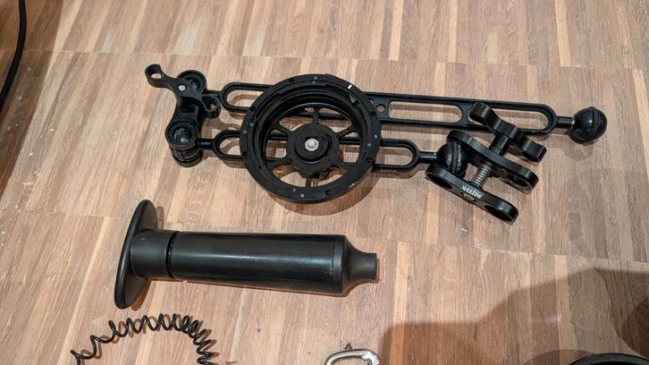 Onderwater camera, behuizing en camera + 2x wetlens, Tuin en Terras, Tuinwanddecoratie, Ophalen