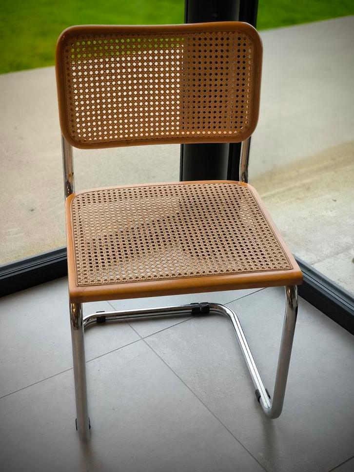 Chaise Marcel Breuer Cesca B32, Maison & Meubles, Chaises, Utilisé, Une, Bois, Brun, Enlèvement