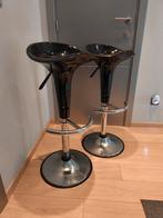 2 retro barkrukken, Huis en Inrichting, Barkrukken, Ophalen, Zo goed als nieuw, 90 cm of meer, In hoogte verstelbaar