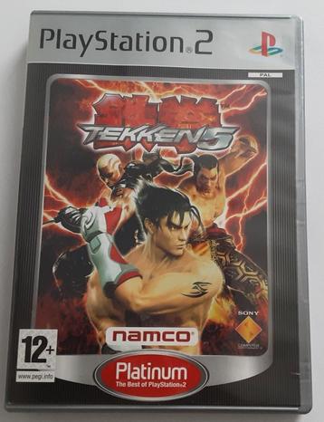 Jeu Tekken5 platinum PS2, Enlèvement ou Envoi, Utilisé, Combat, À partir de 12 ans