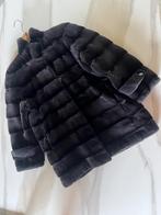 Moderne geschoren nerts vison mantel, Kleding | Dames, Jassen | Winter, Ophalen, Zo goed als nieuw, Maat 38/40 (M)