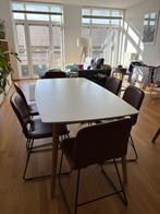 Eettafel 180x90 Morteens, Huis en Inrichting, Tafels | Eettafels, Ophalen, Eikenhout, 50 tot 100 cm, Zo goed als nieuw