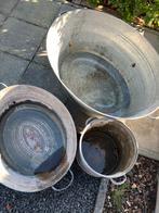 Zinken kuipen, Ophalen, Gebruikt