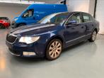 Sloda Superb 2.0TDI BJ.2009 140pk, Auto's, Voorwielaandrijving, Beige, 4 cilinders, Blauw