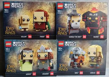 lego brickheadz lord of the rings 4 sets, Enlèvement ou Envoi, Neuf, Ensemble complet, Lego